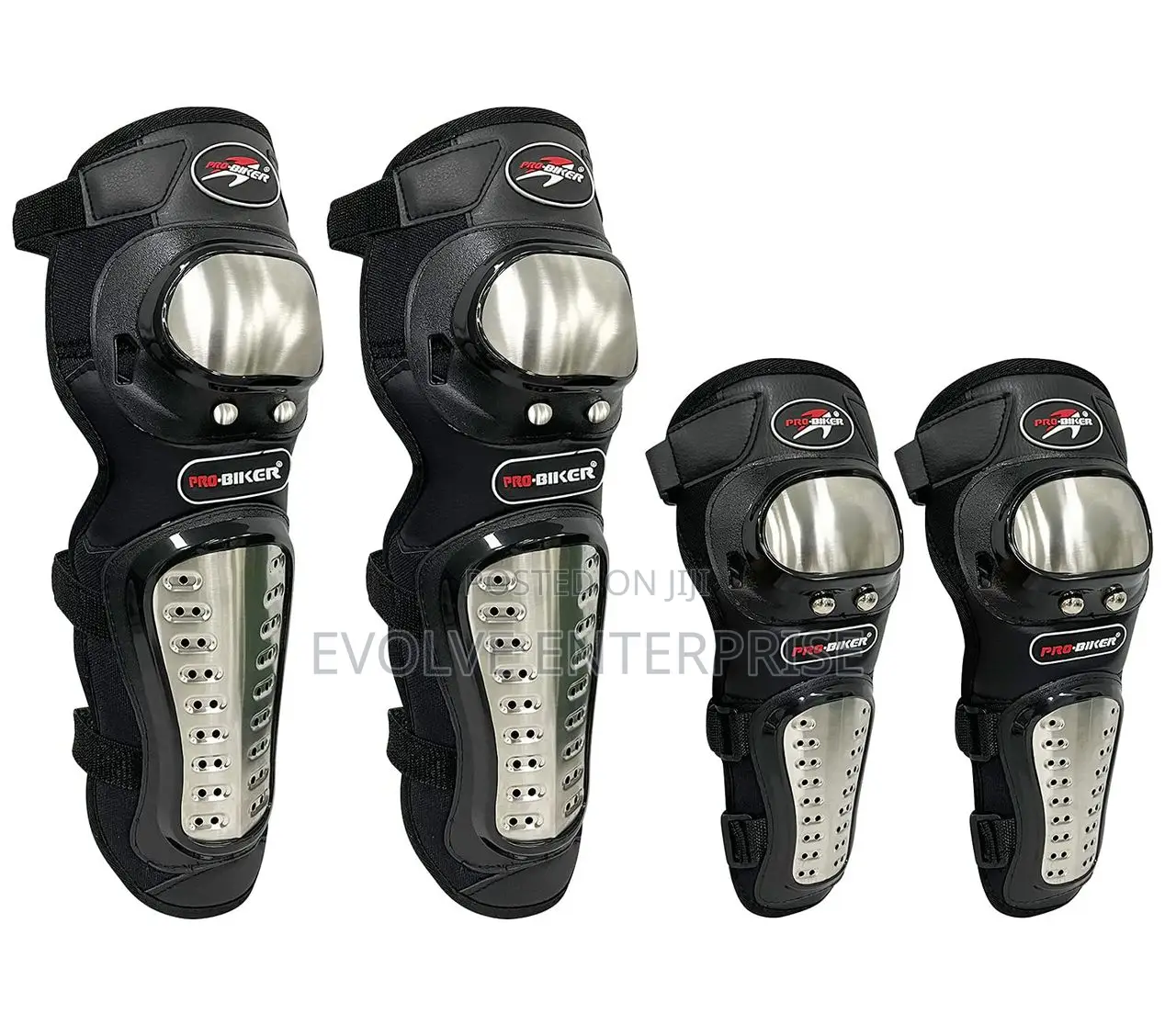 Stainless Steel Motorcycle Knee Pad Moto Elbow Knee Pads