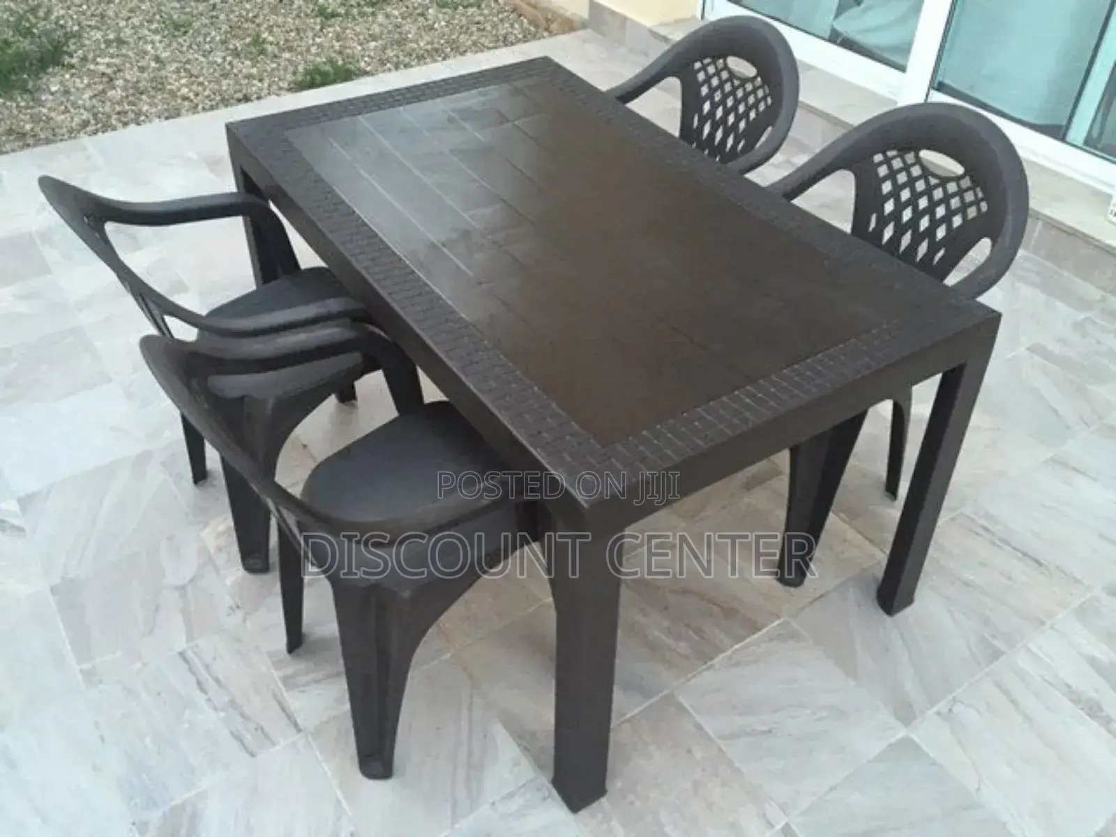 Table and 6 Chairs (Quality Plastic)