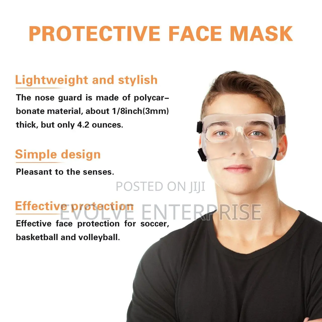 Nose Guard for Broken Nose, for Soccer and Basketball Sports