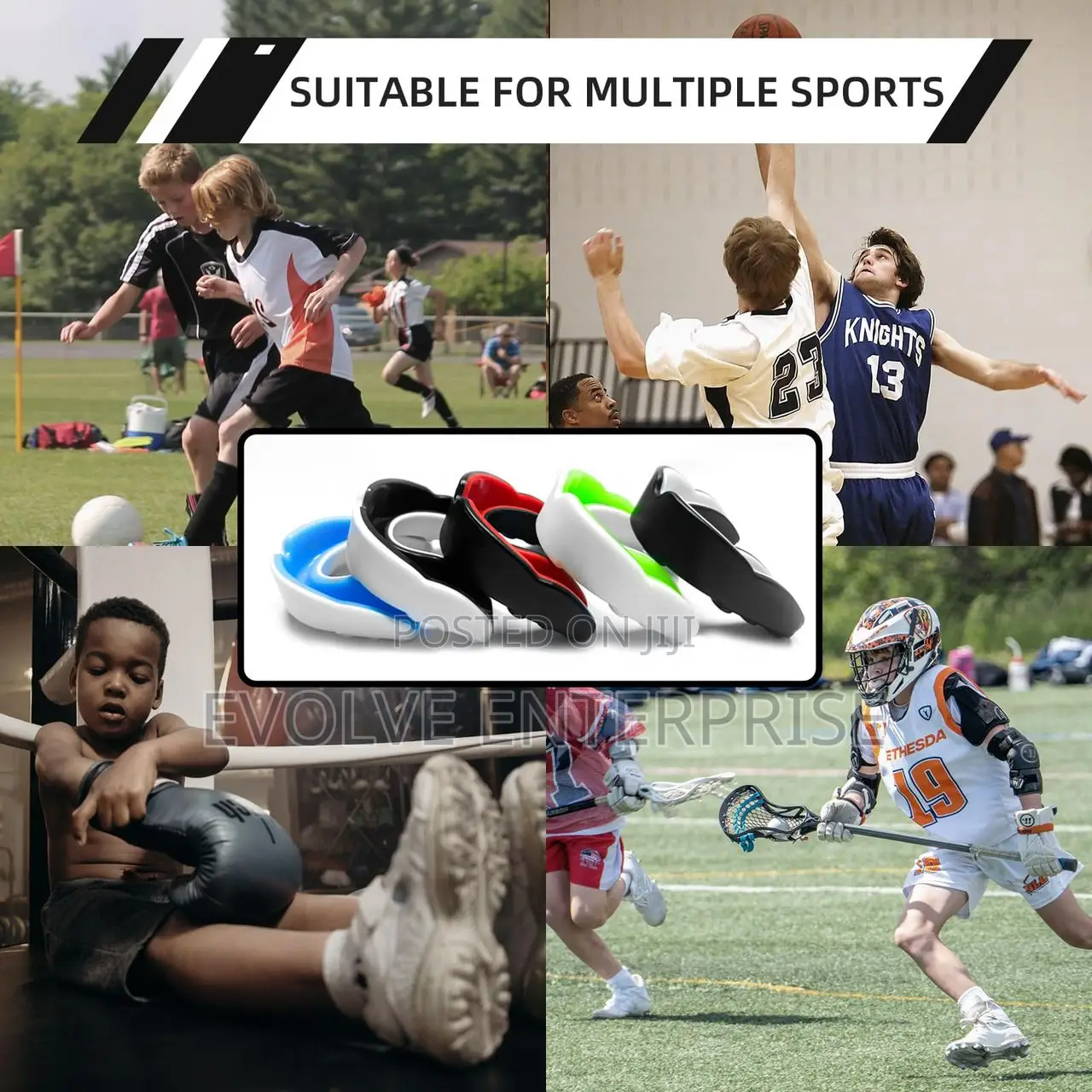 1 Pc Basketball Rugby Mouth Guard