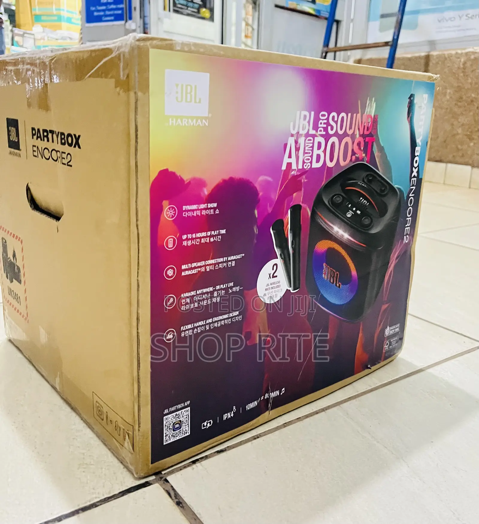 JBL Party Box Encore 2 With Microphone