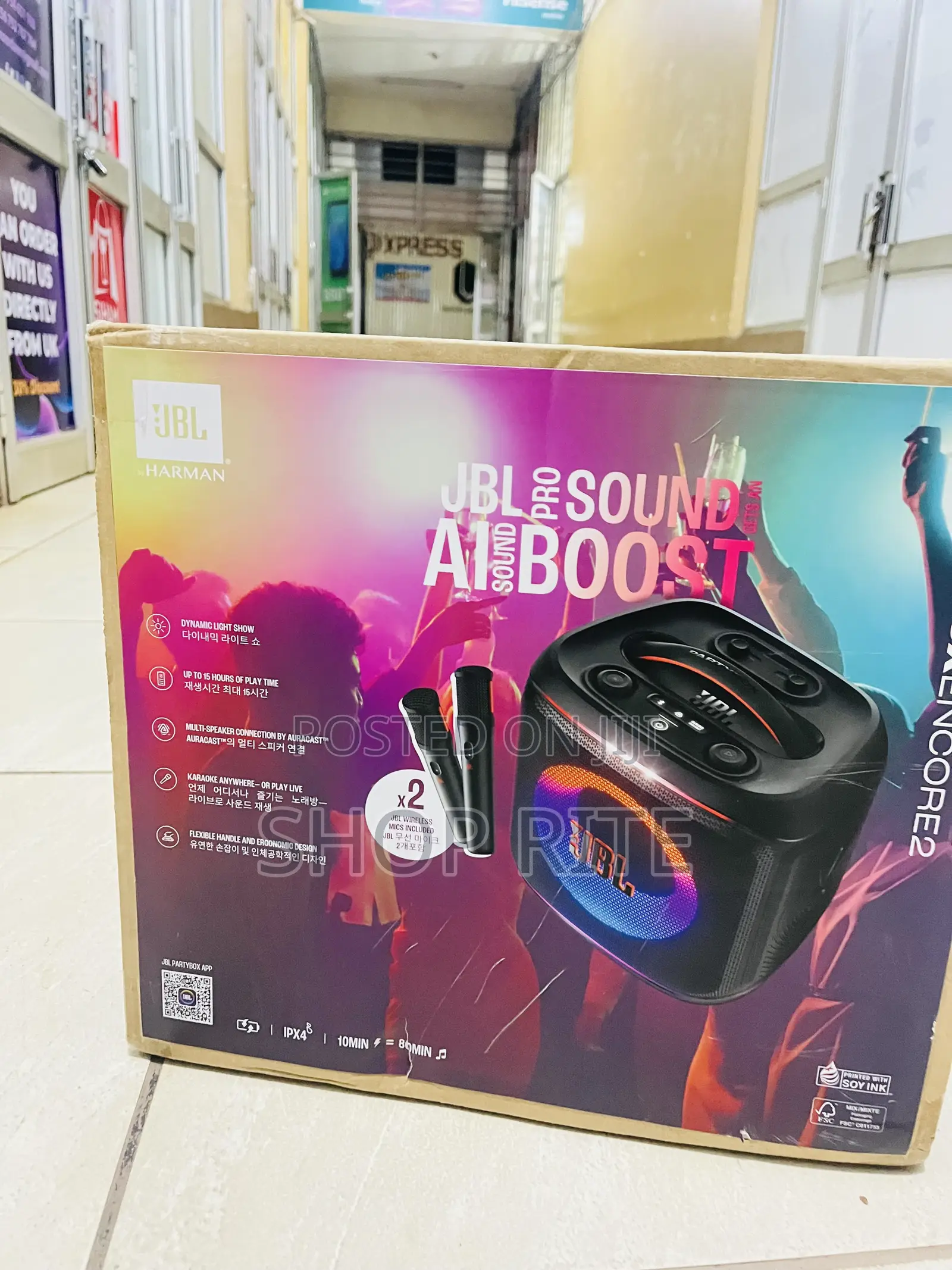 JBL Party Box Encore 2 With Microphone