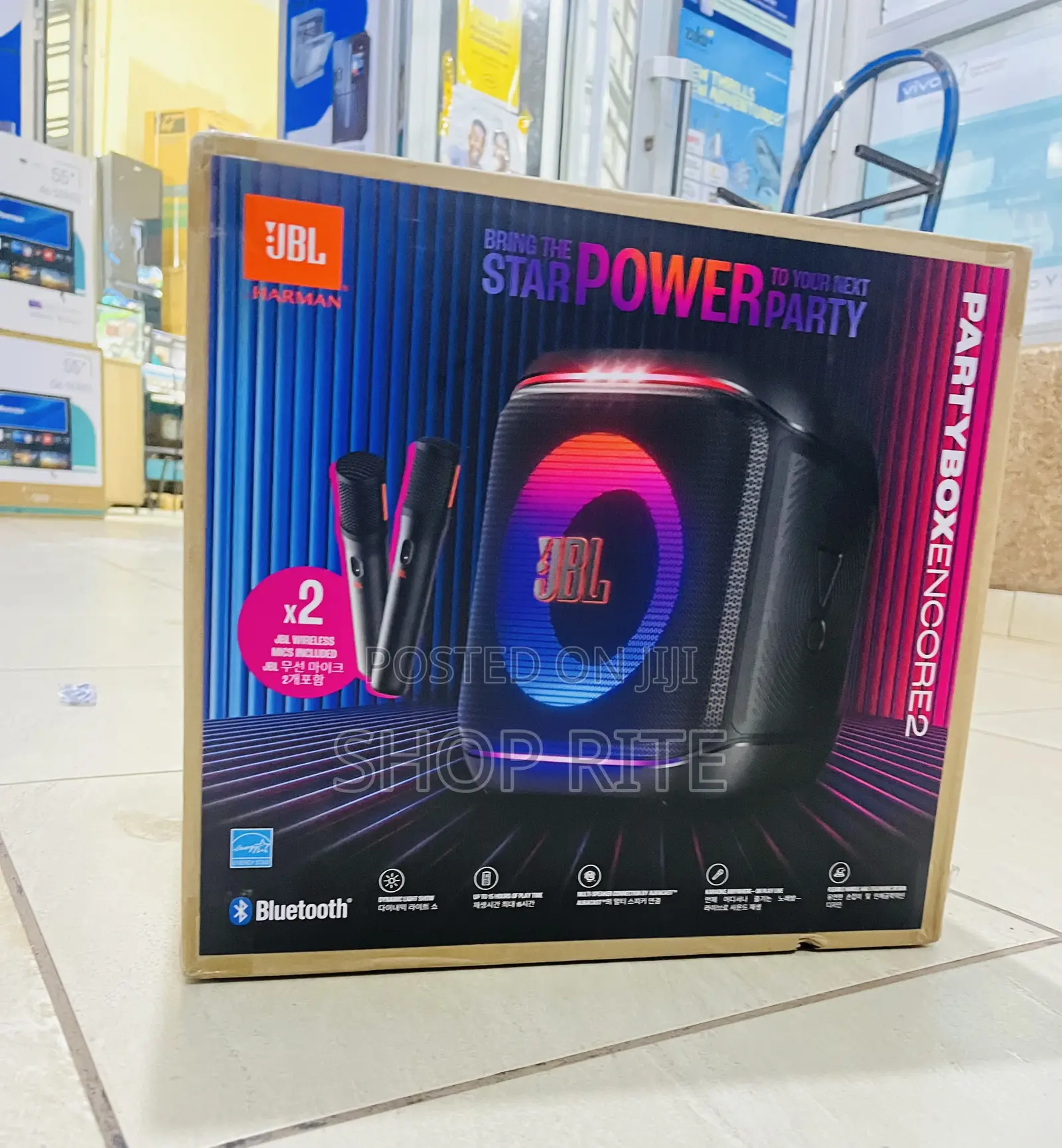 JBL Party Box Encore 2 With Microphone