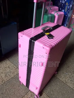 Noble Executive Plastic Aluminium Suitcases. Large. ( Pink)