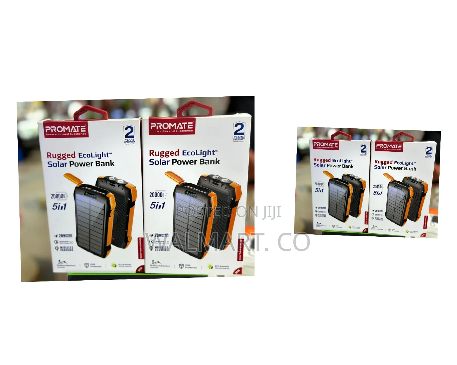 Promate Solar 20000mah Power Bank