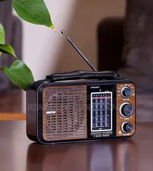 Geepas Rechargeable Bluetooth | Usb | Sd | Fm Analog Radio Player