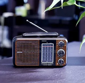 Geepas Rechargeable Bluetooth | Usb | Sd | Fm Analog Radio Player
