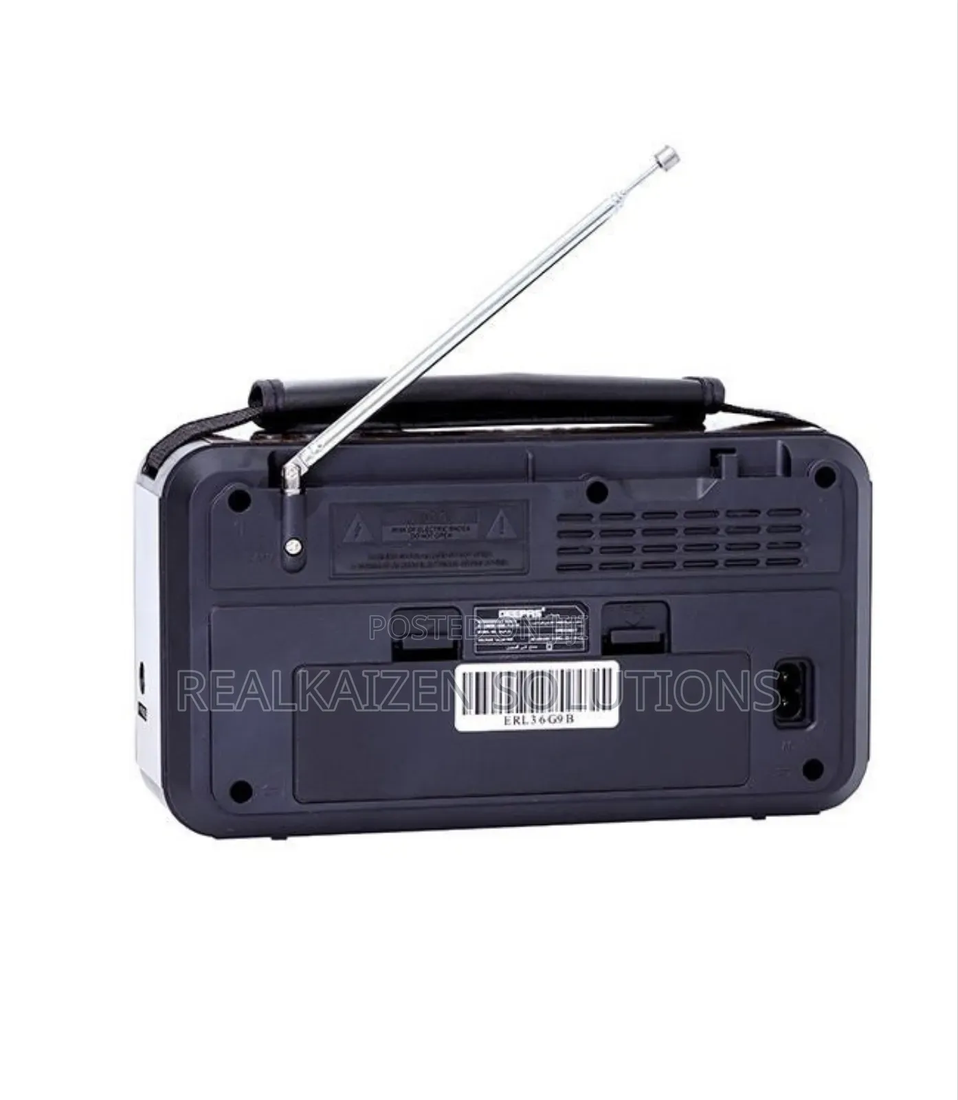 Geepas Rechargeable Bluetooth | Usb | Sd | Fm Analog Radio Player