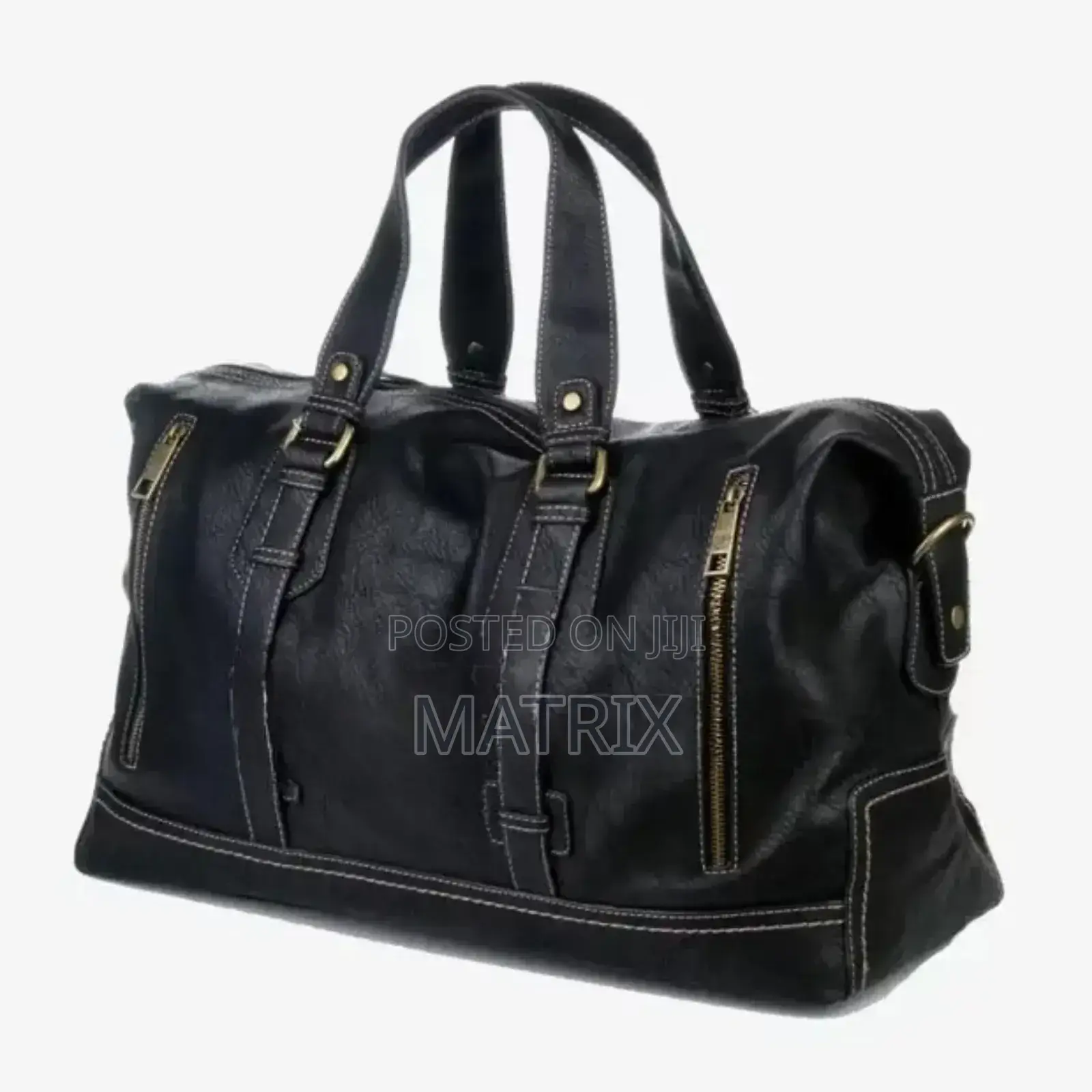 Leather Luggage and Travel Duffle Bag