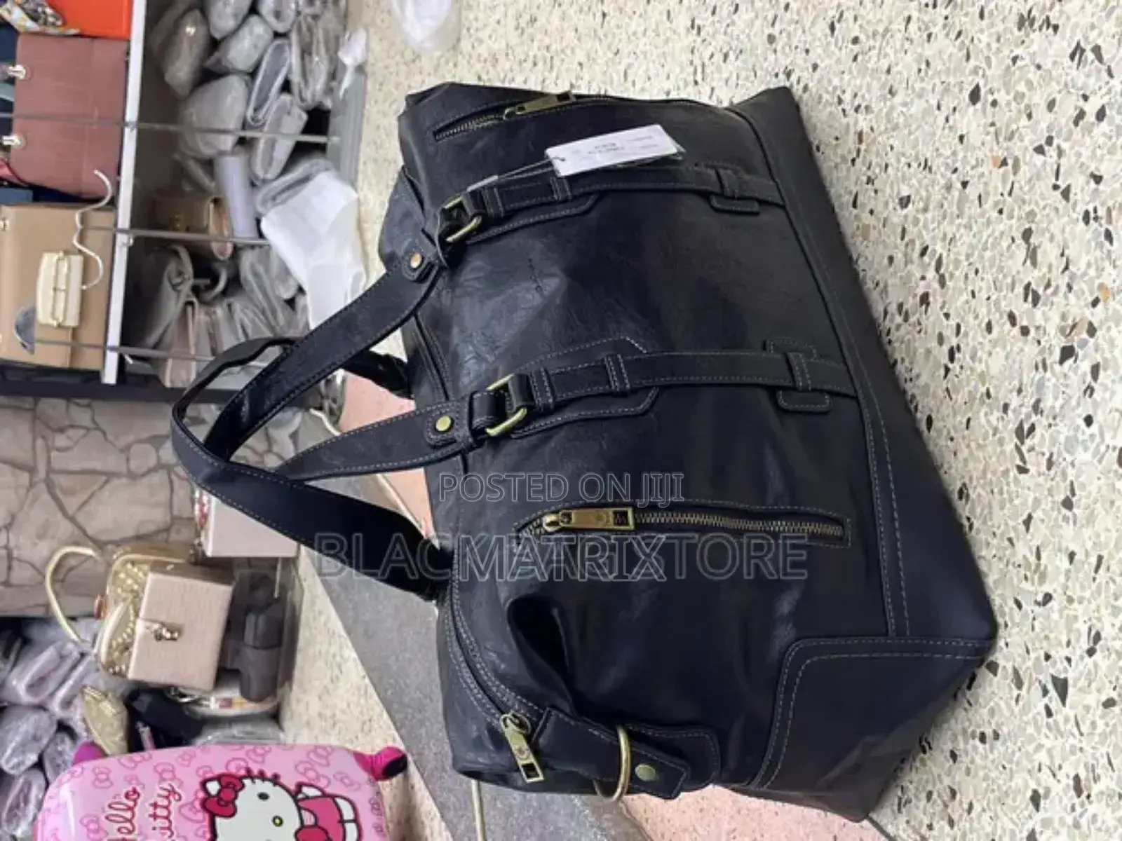 Leather Luggage and Travel Duffle Bag