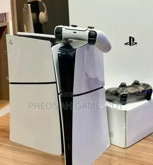Used Playstation 5 Slim, 2 Controllers: Get Ready for 2 Digital Games.