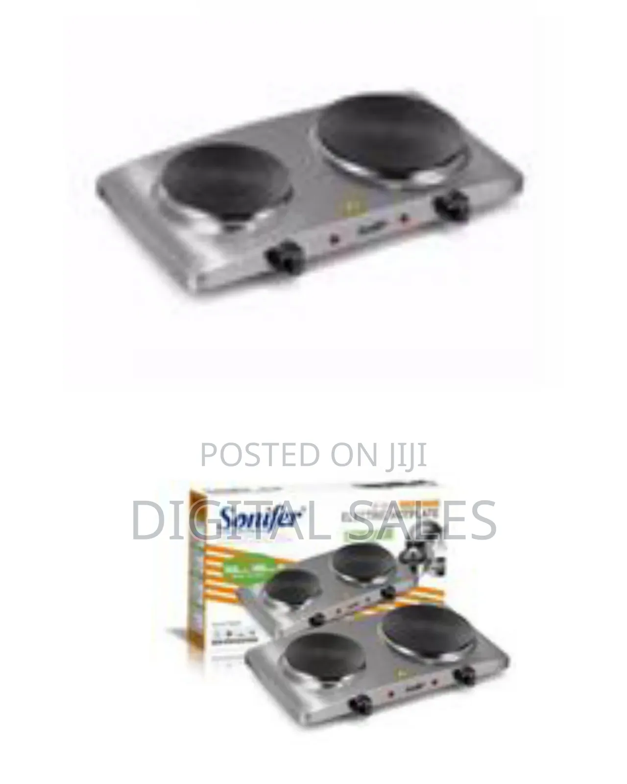 Sonifer Double Electric Hot Plate Cooking Stove Cooker