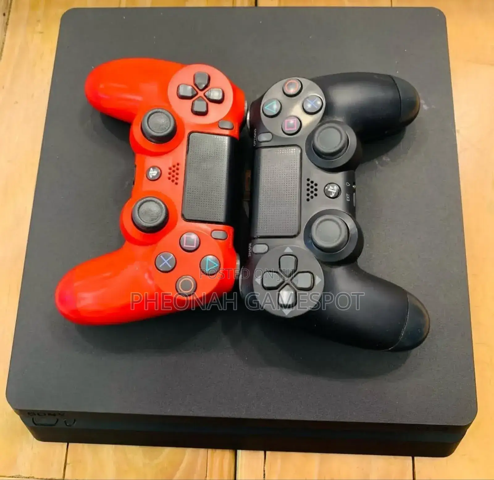 Ps4 Slim Console, 2 Controllers, and 9 Awesome Games.