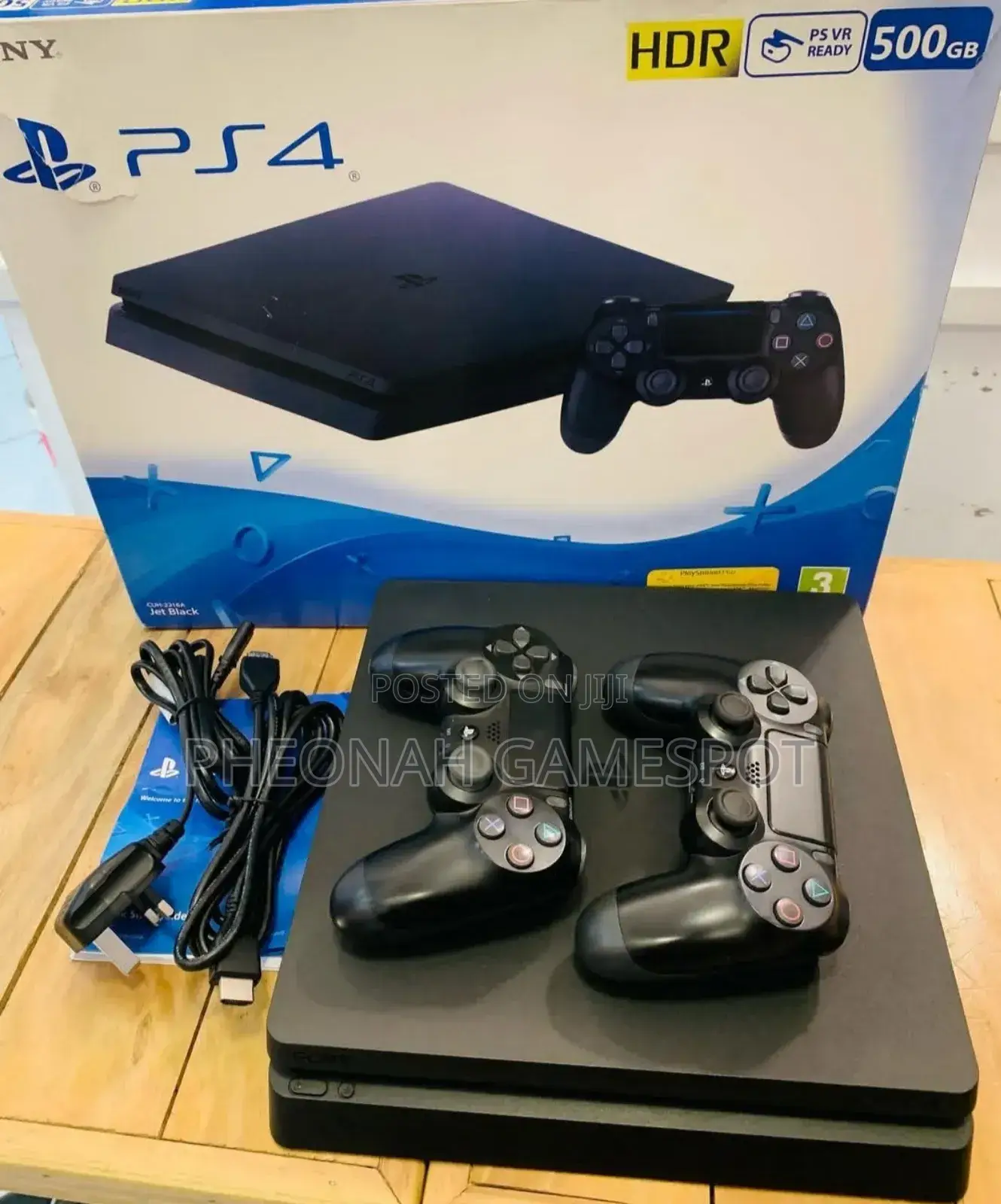 Perfect Ps4 Slim, 2 Controllers, and 10 Great Games. Nice.