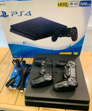 Perfect Ps4 Slim, 2 Controllers, and 10 Great Games. Nice.