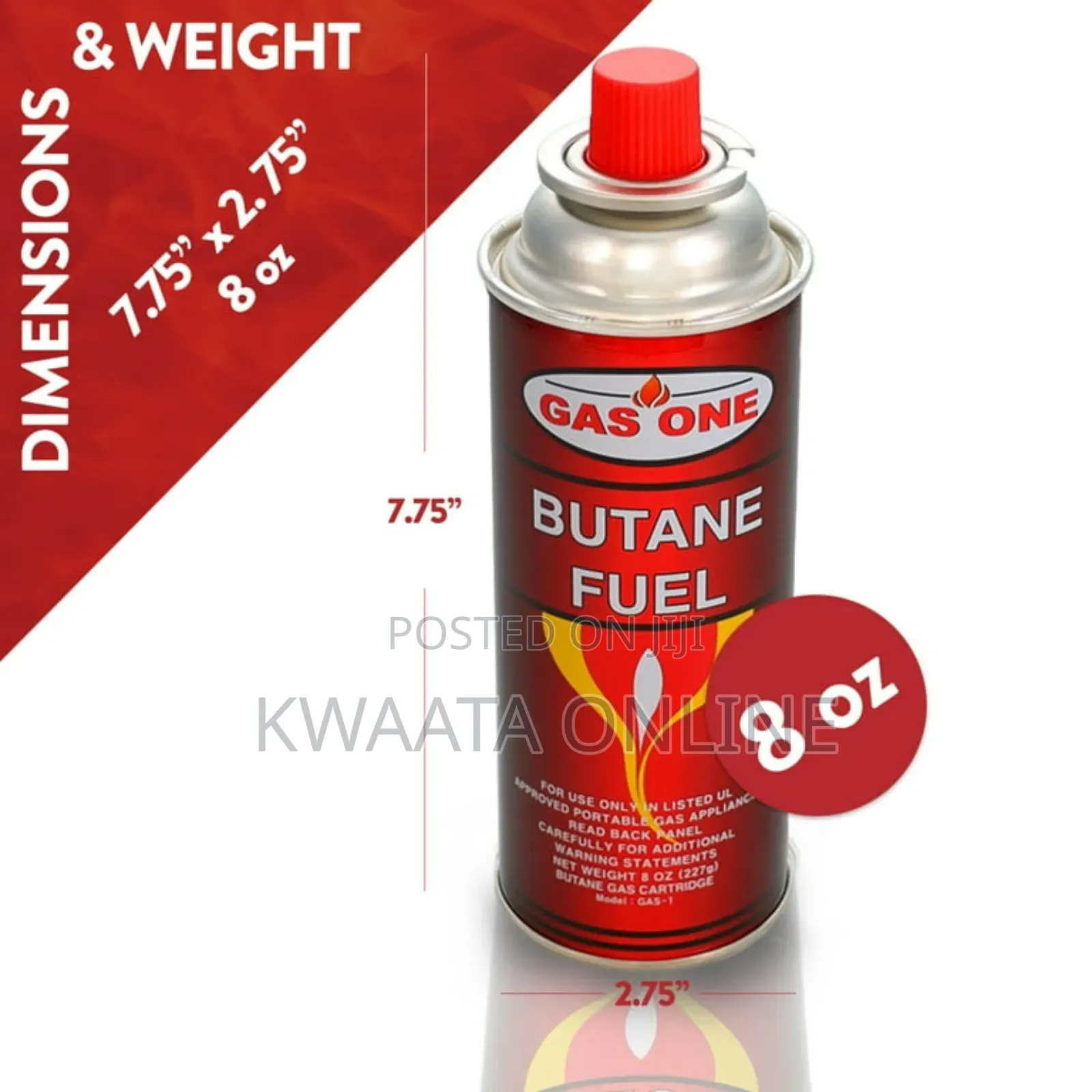 1 Piece Gasone Butane Fuel Canister For Camping Stoves