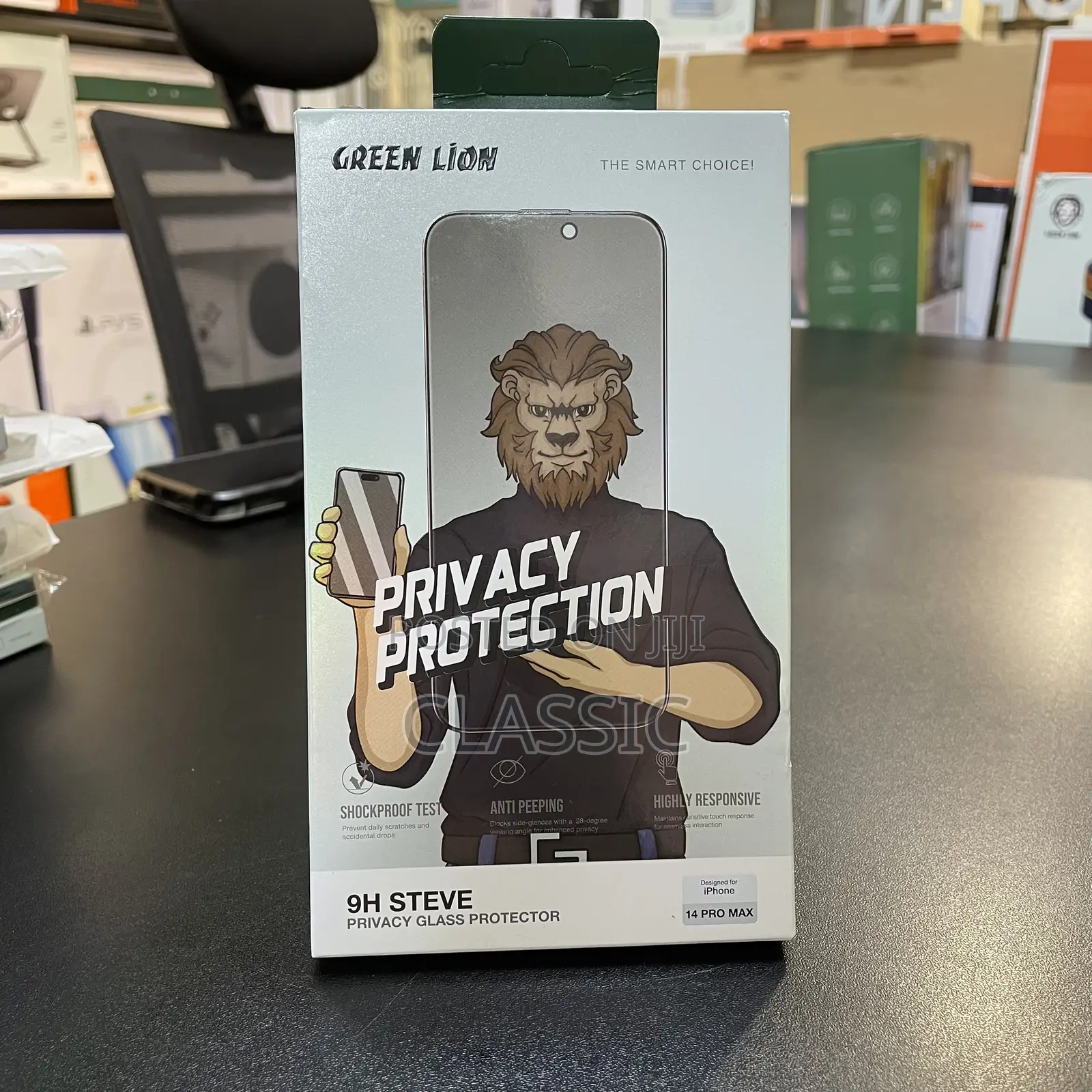 Green Lion 9h Steve Glass Screen Protector for iPhone 14 Pro Max