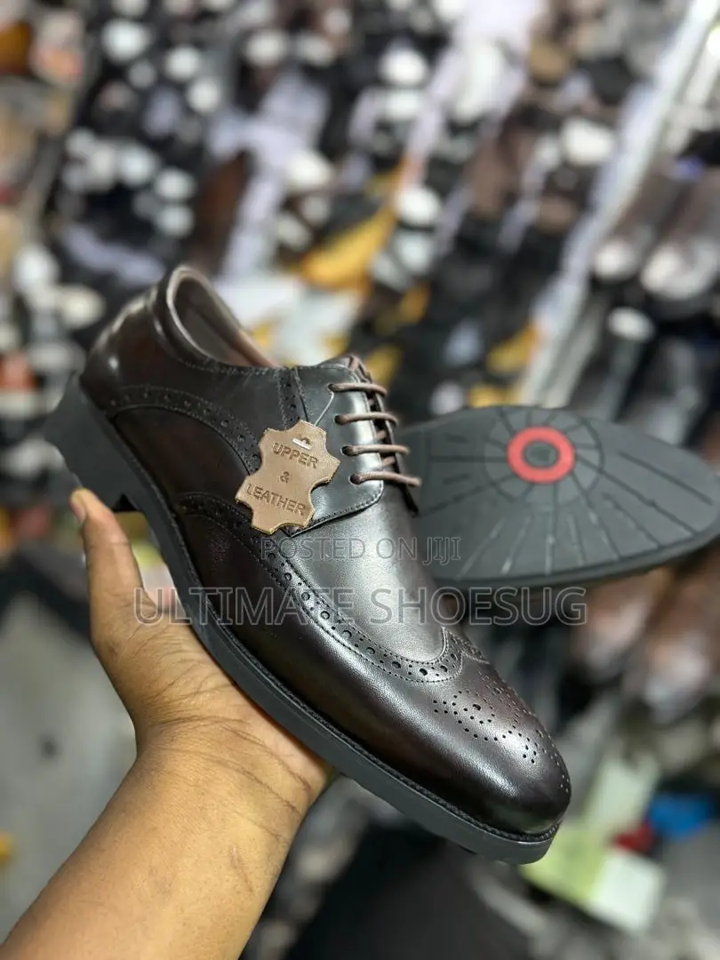 Fragamo Mens Leather Oxfords