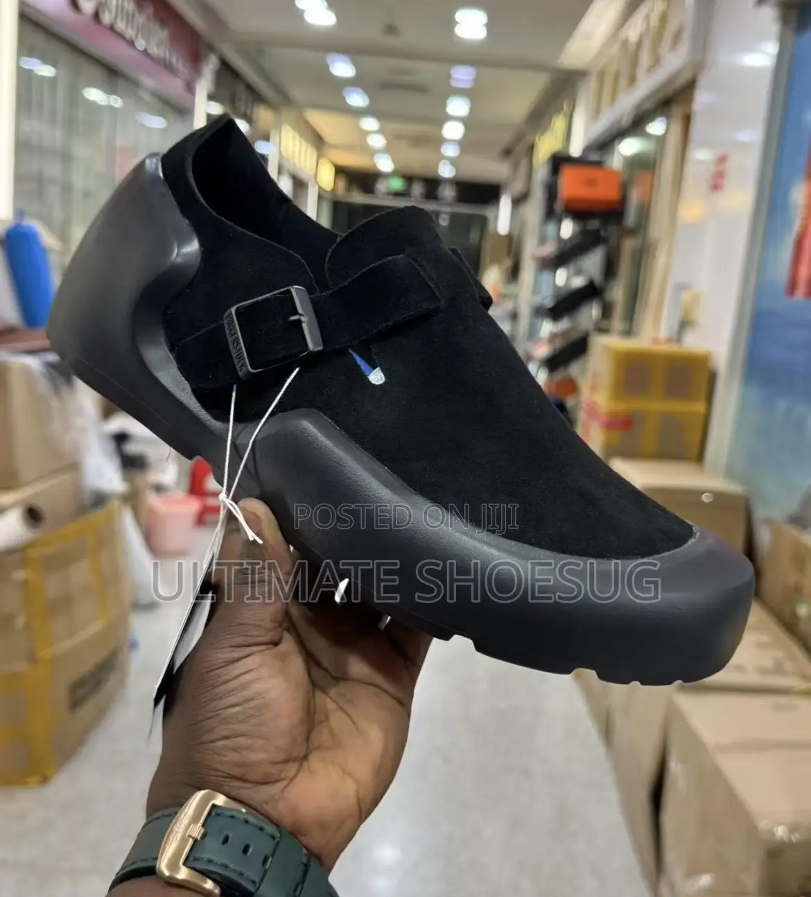 Birkenstock Leather Flip-in Clogs