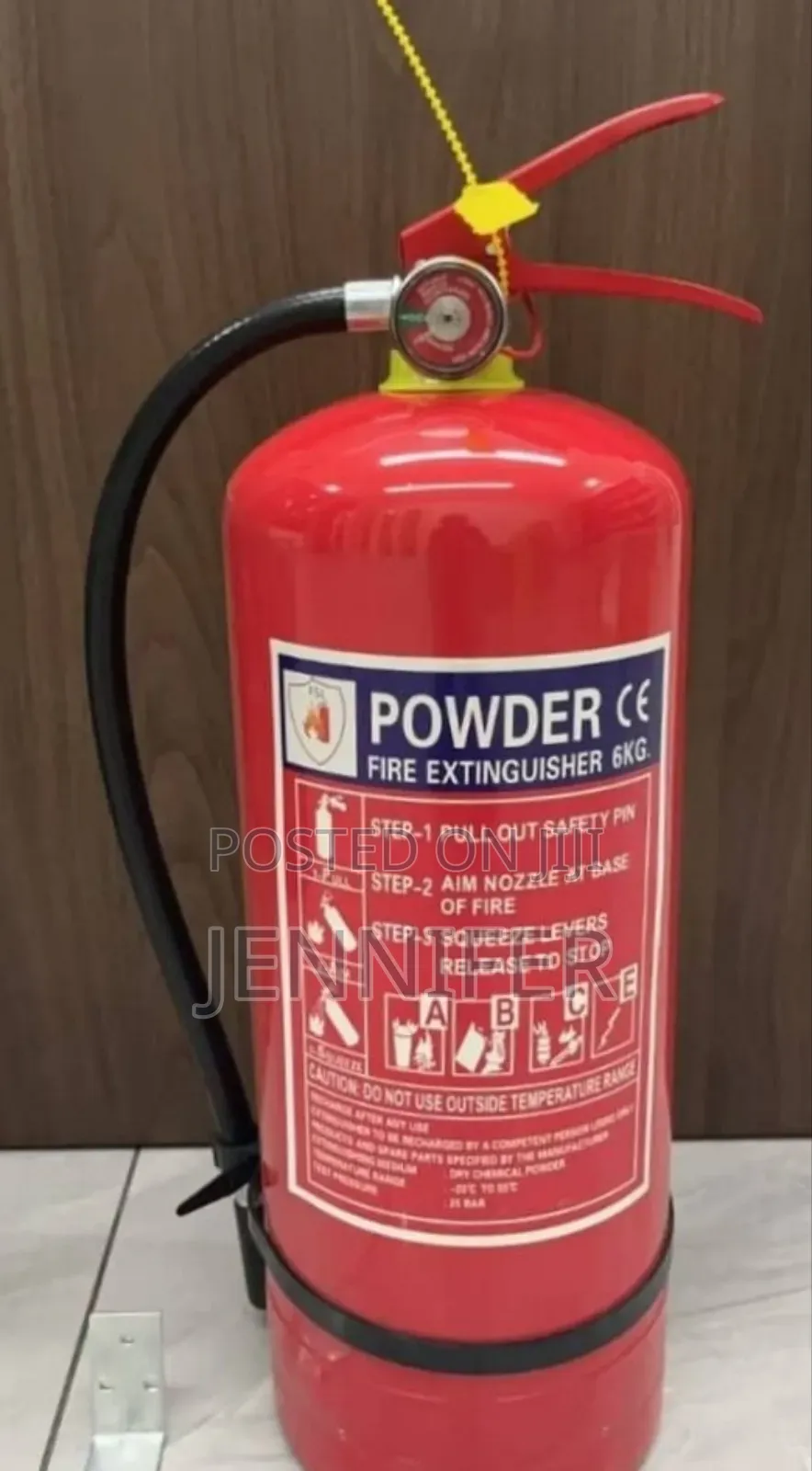 Dry Chemical Powder Fire Extinguisher (6kg)