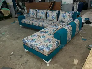 A Seater of Six With a Flowery Cloth