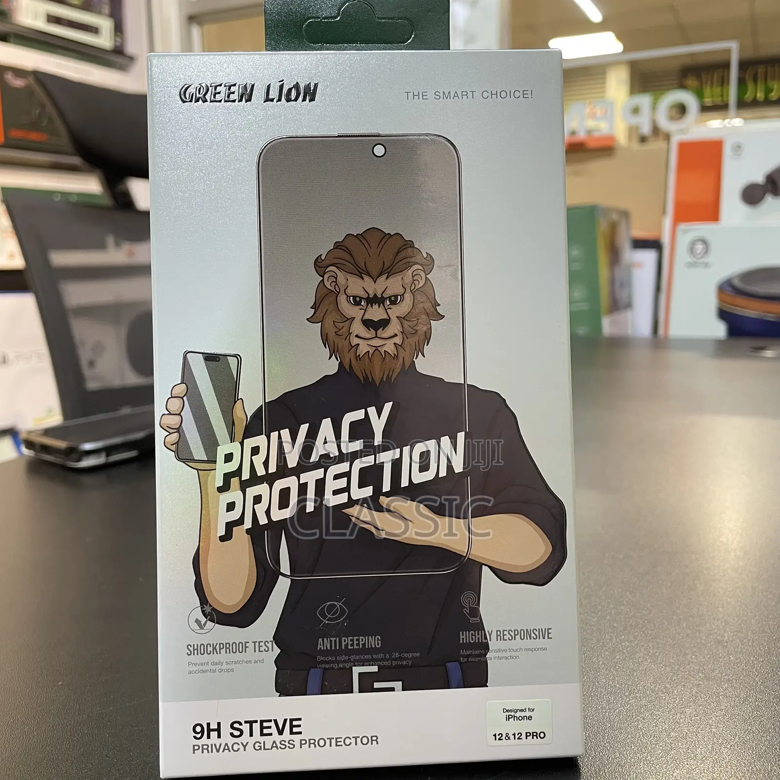 Green Lion 9h Steve Glass Screen Protector for iPhone 112 12pro