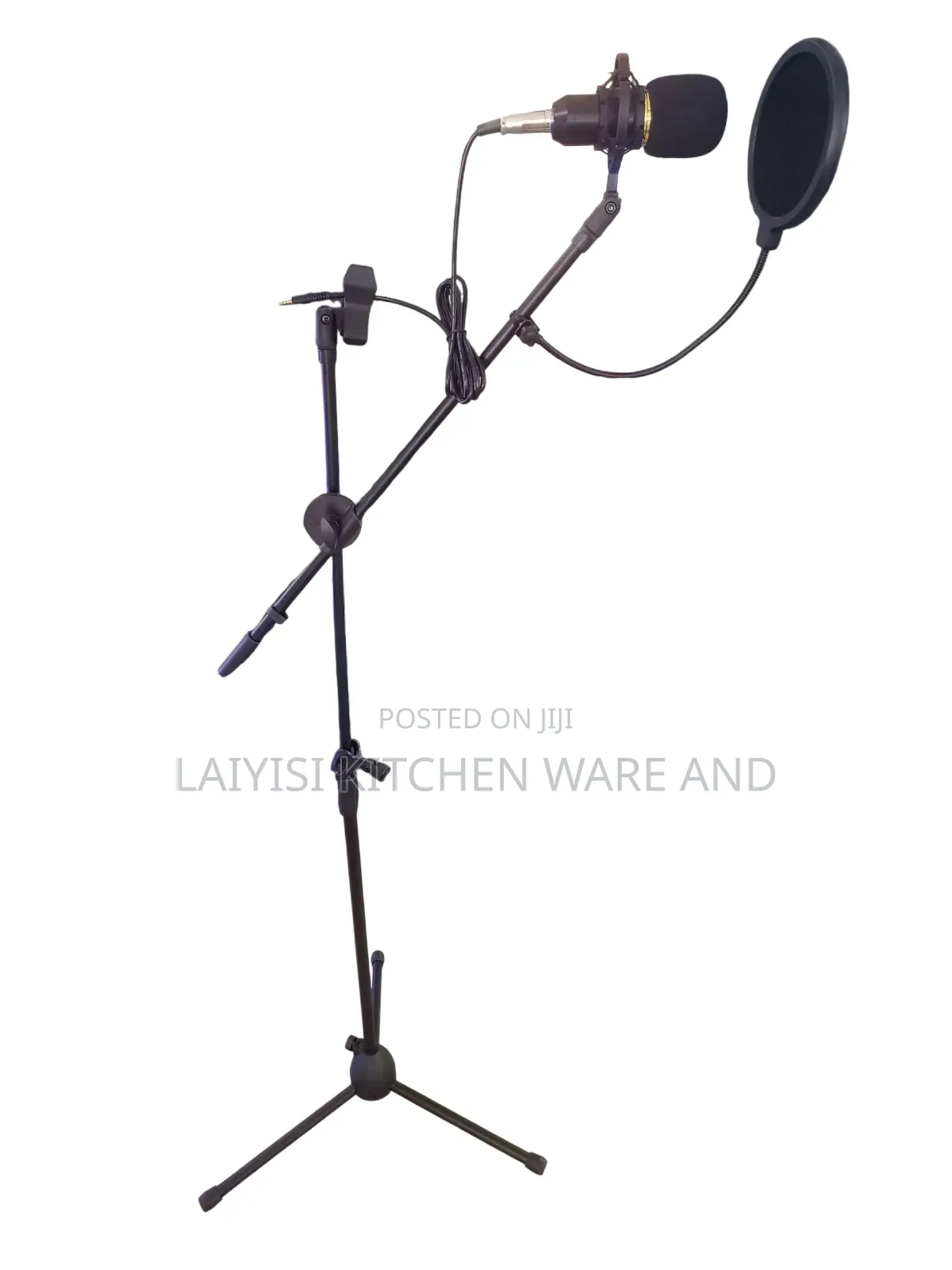 Mic Stand for Condenser Adjustable Height Tripod Boom Singing