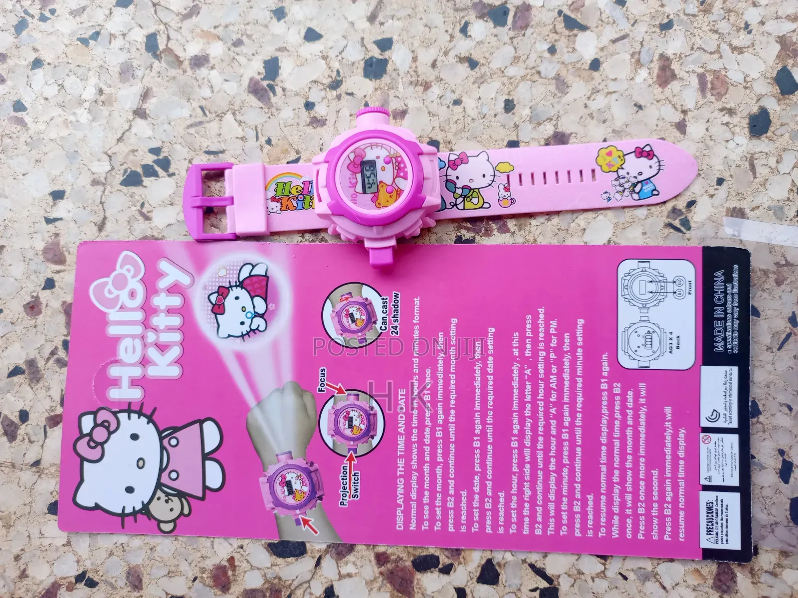 Hello Kitty Projector Watch for Children.