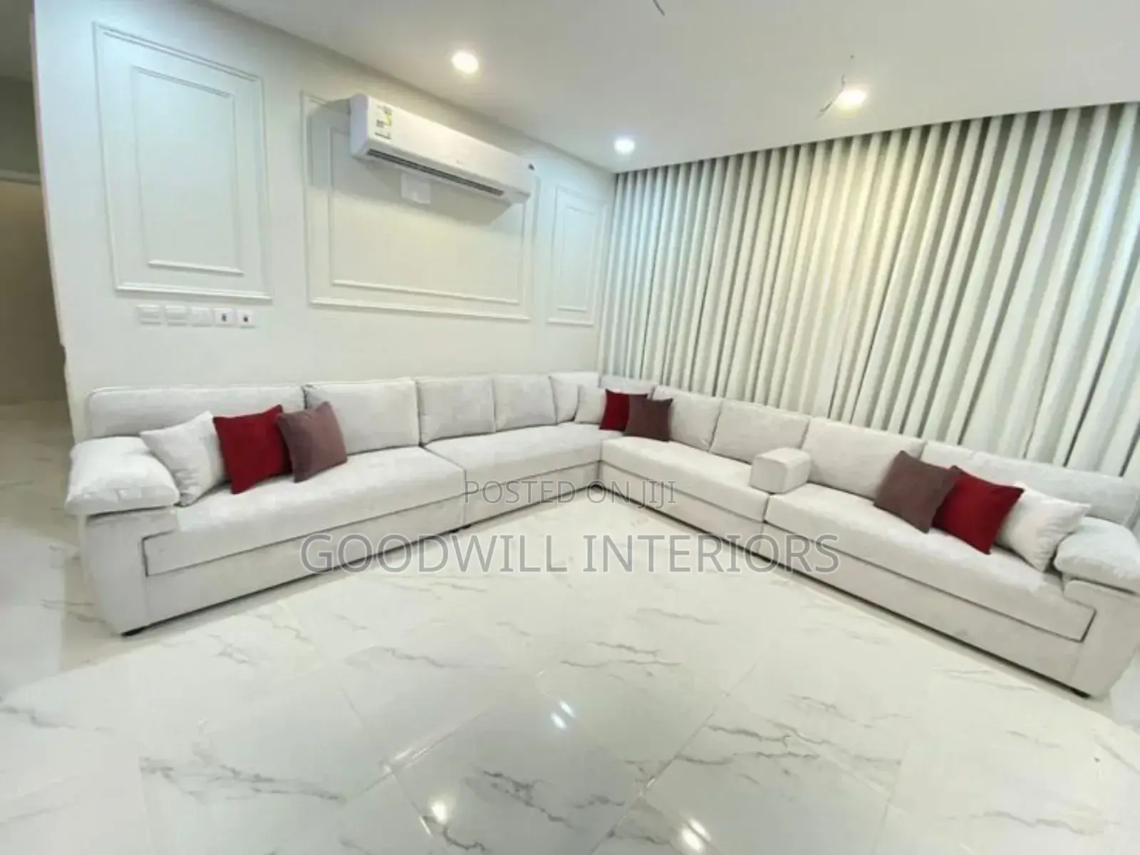 A Seater of Eleven With Fabric Pillows