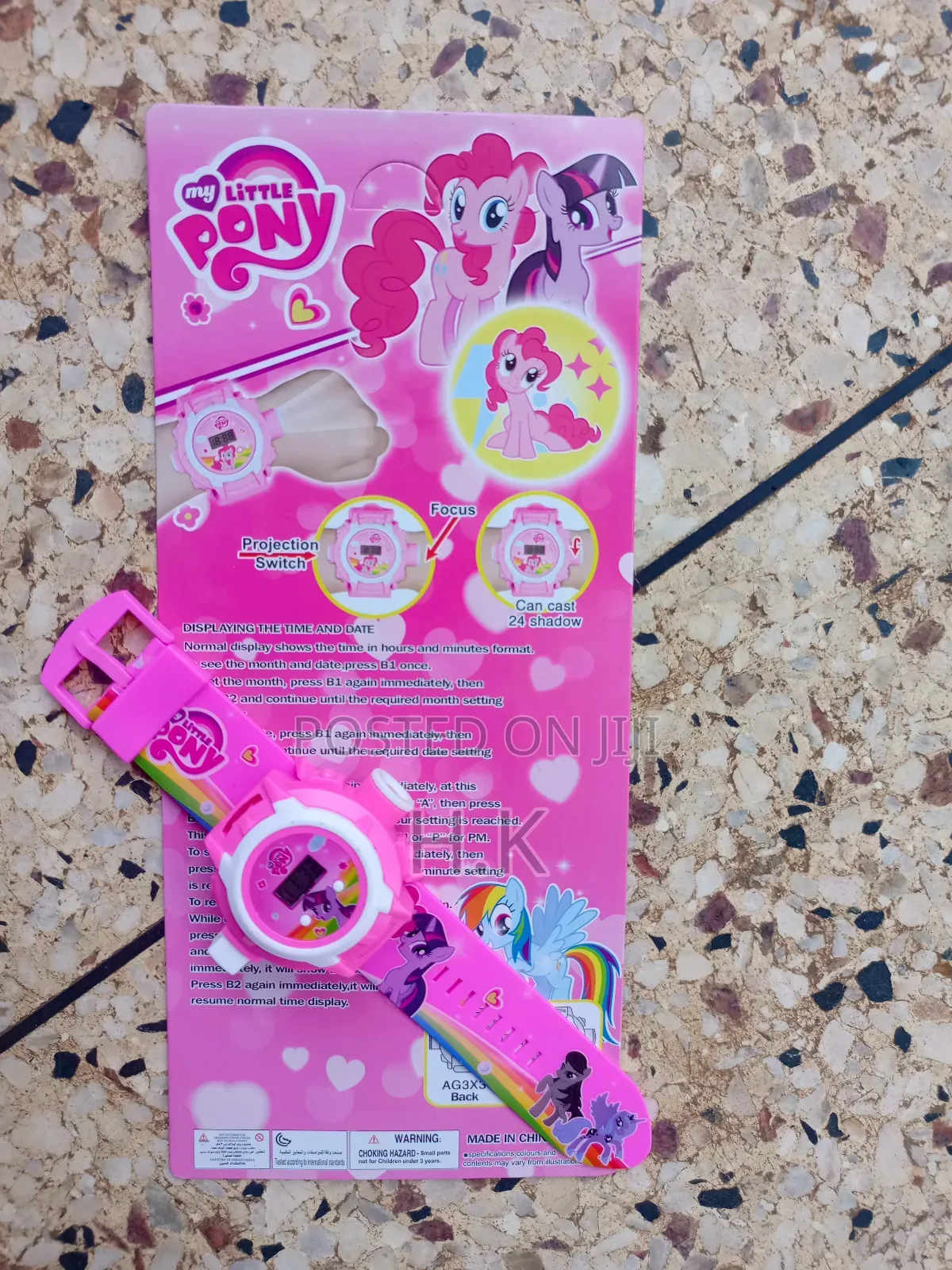 My Little Pony-Themed Children's Digital Projection Watch.