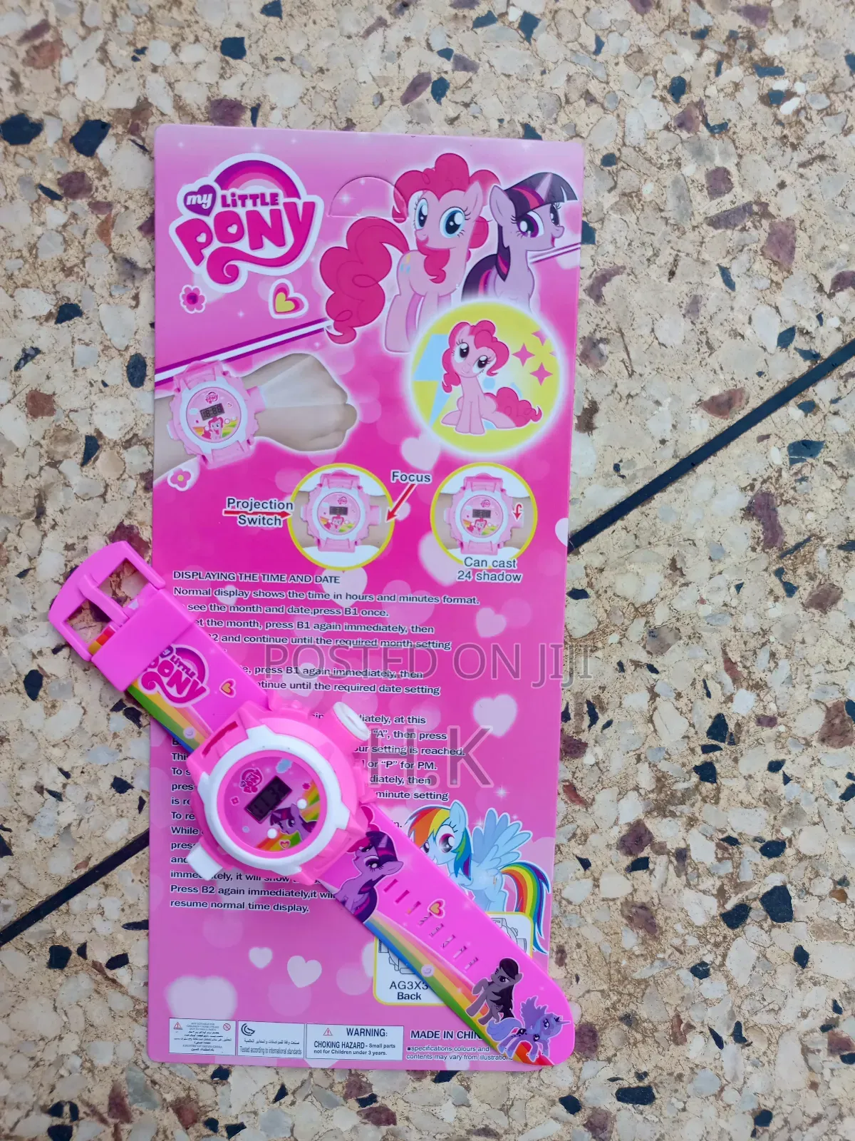 My Little Pony-Themed Children's Digital Projection Watch.