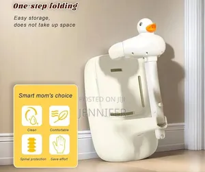 Adjustable Height Baby Shower Stand With Anti-Slip Base