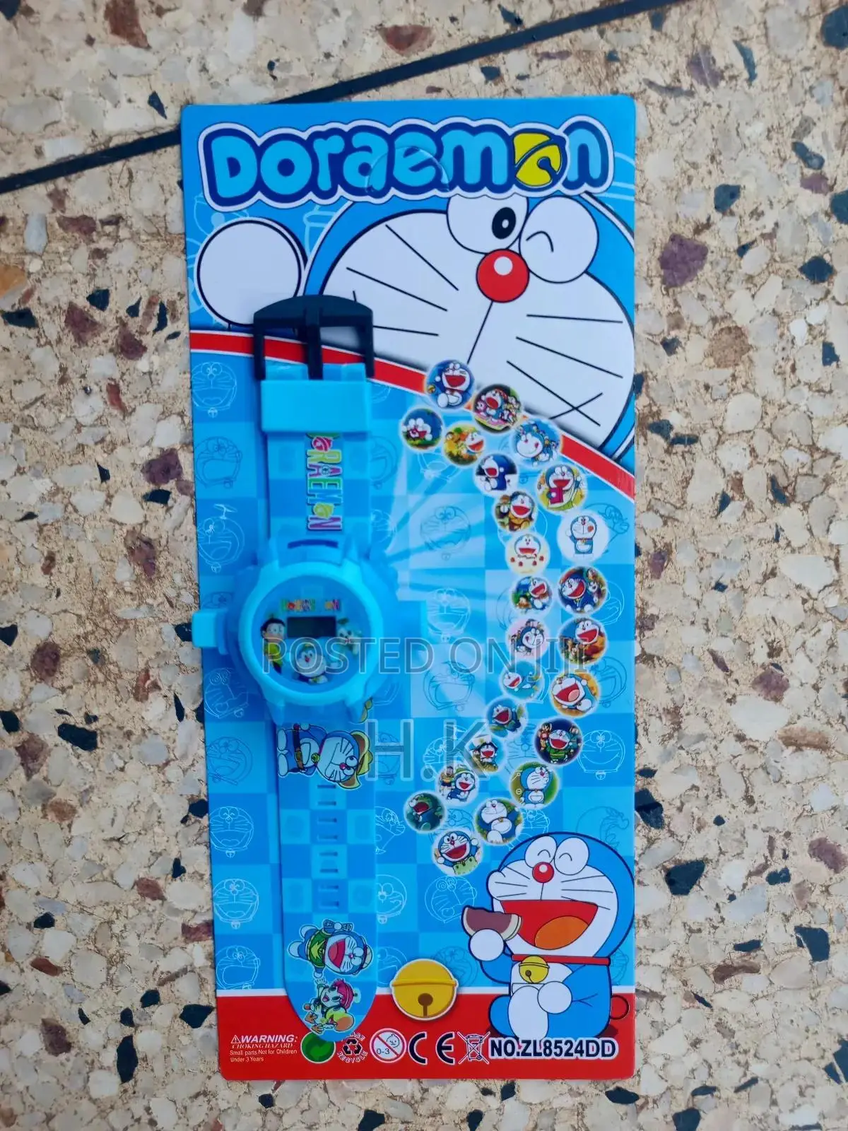 Doraemon-Themed Digital Projector Watch for Children.