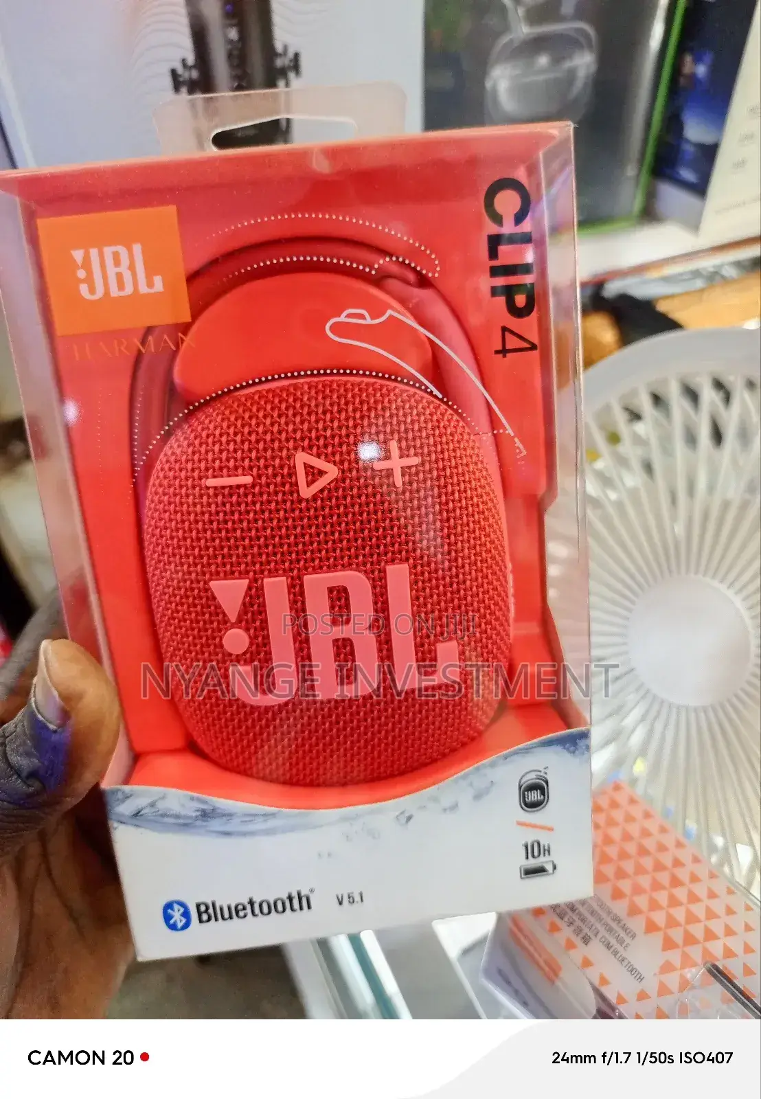 JBL Clip 4 Wireless Speaker. Original JBL Brand
