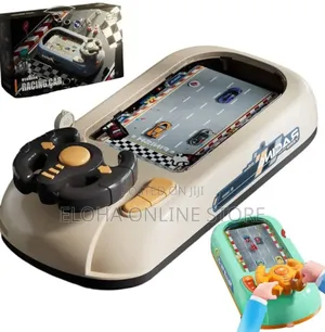 Kids Racing Car Adventure Toy With Steering Wheel