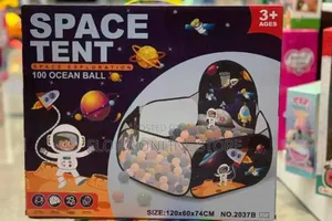 Kids Pop Up Space Play Tent With 100 Balls