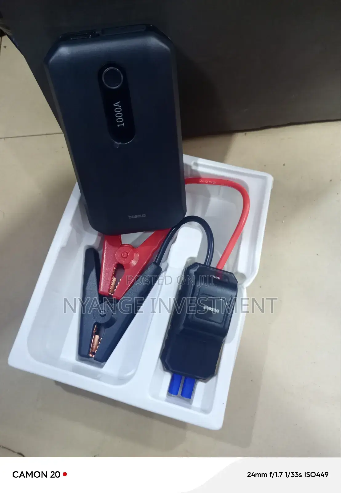 Car Jumb Starter 1000a Current Supply