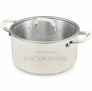 New 24cm Stainless Steel Stock Locking Pot With Lid