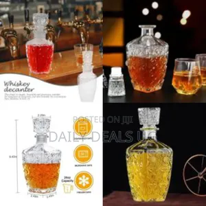 850ml Liquor Wine Breather Drinks Aerator Whiskey Decanter