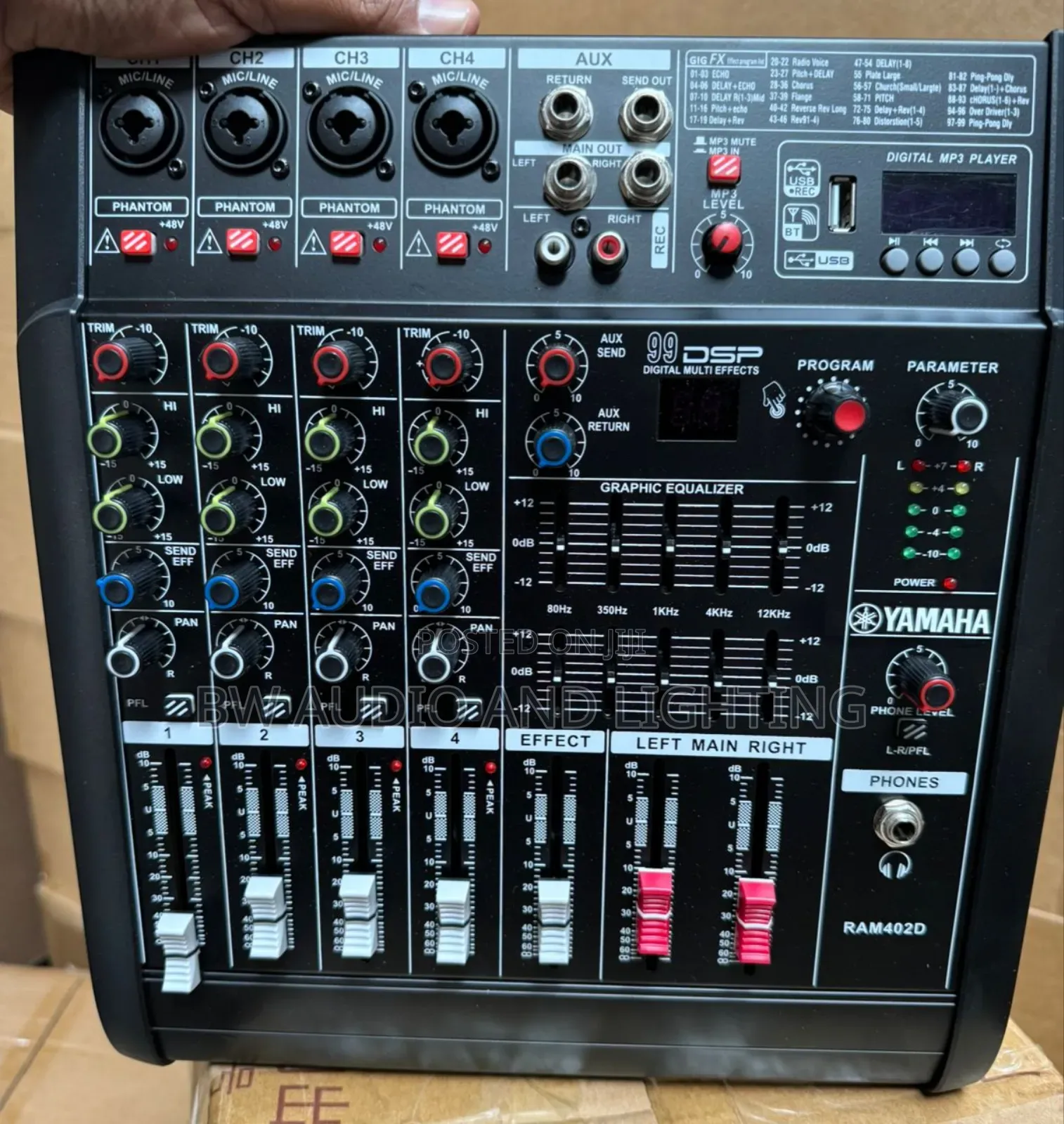 4 Channel Power Mixer