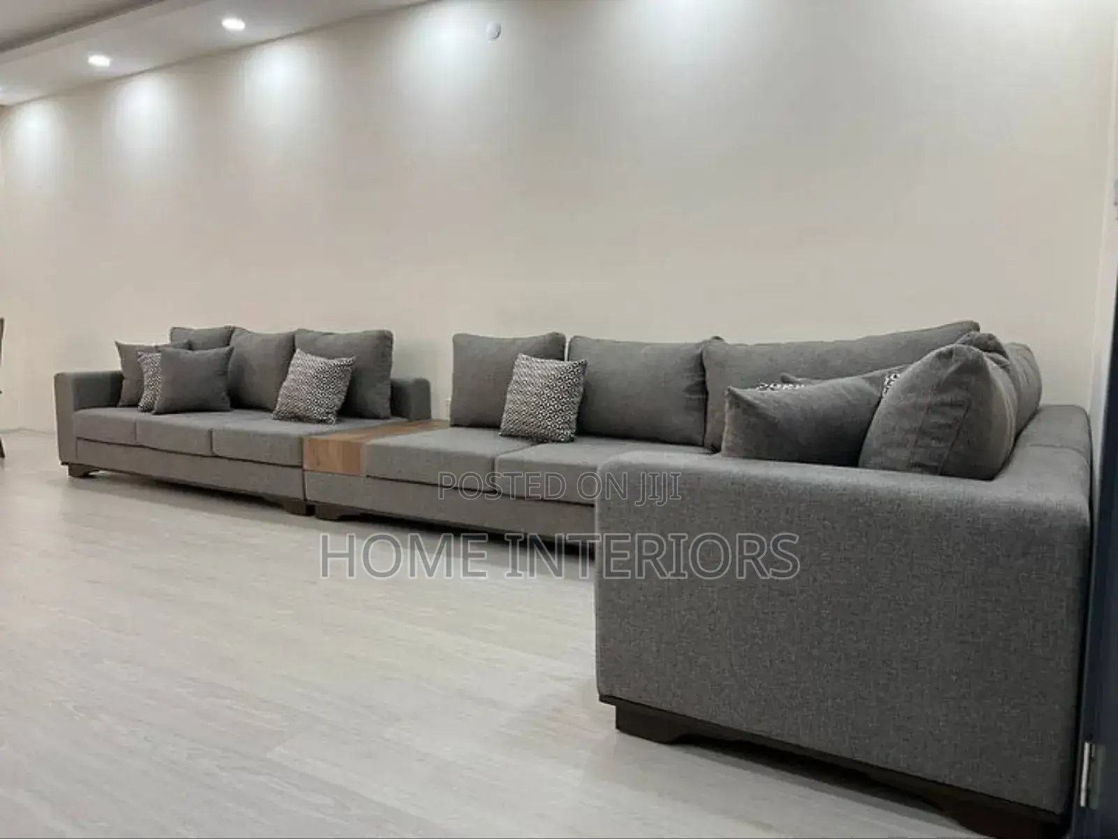 A Seater of Seven With Pillows