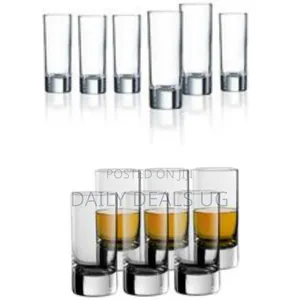 6 Pieces of Long Shot Glasses - Colorless