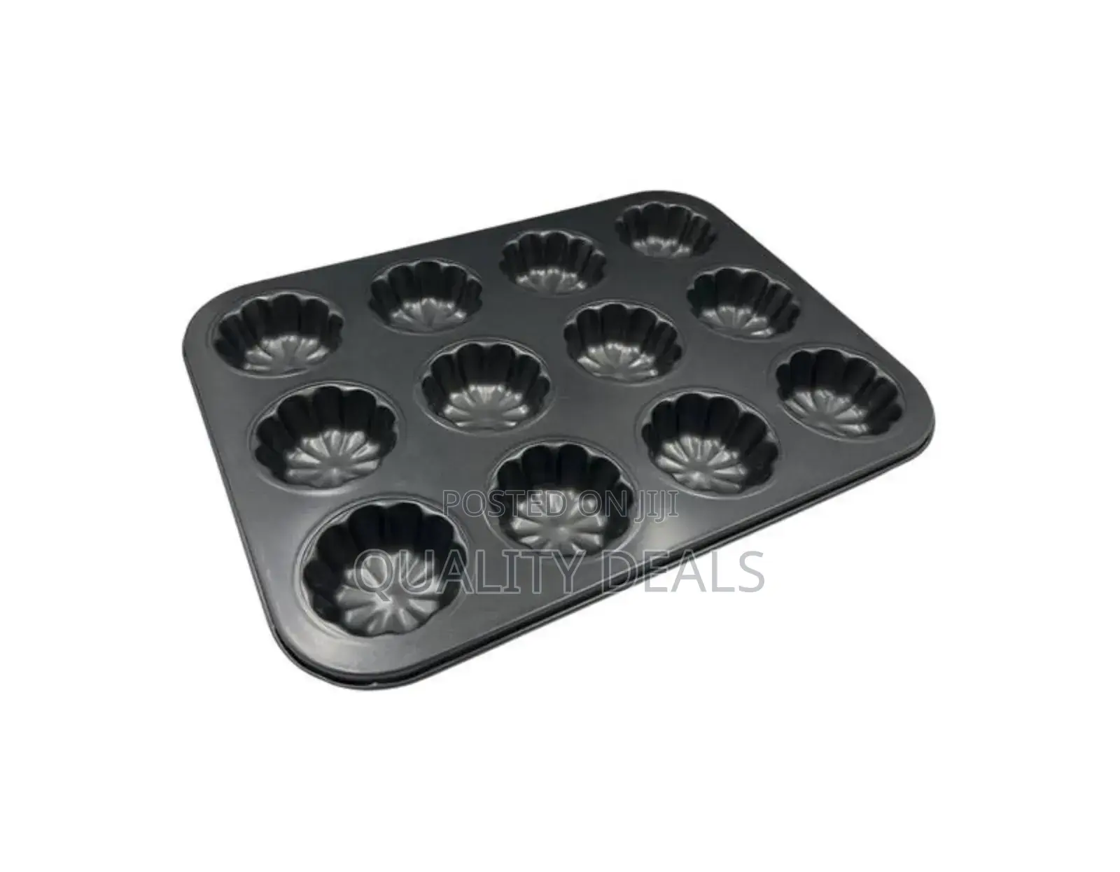 Flower Design 12 Hole Muffin Cupcake Pan