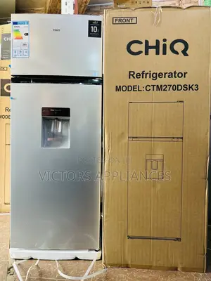 270l Double Door Fridge With Water Dispenser