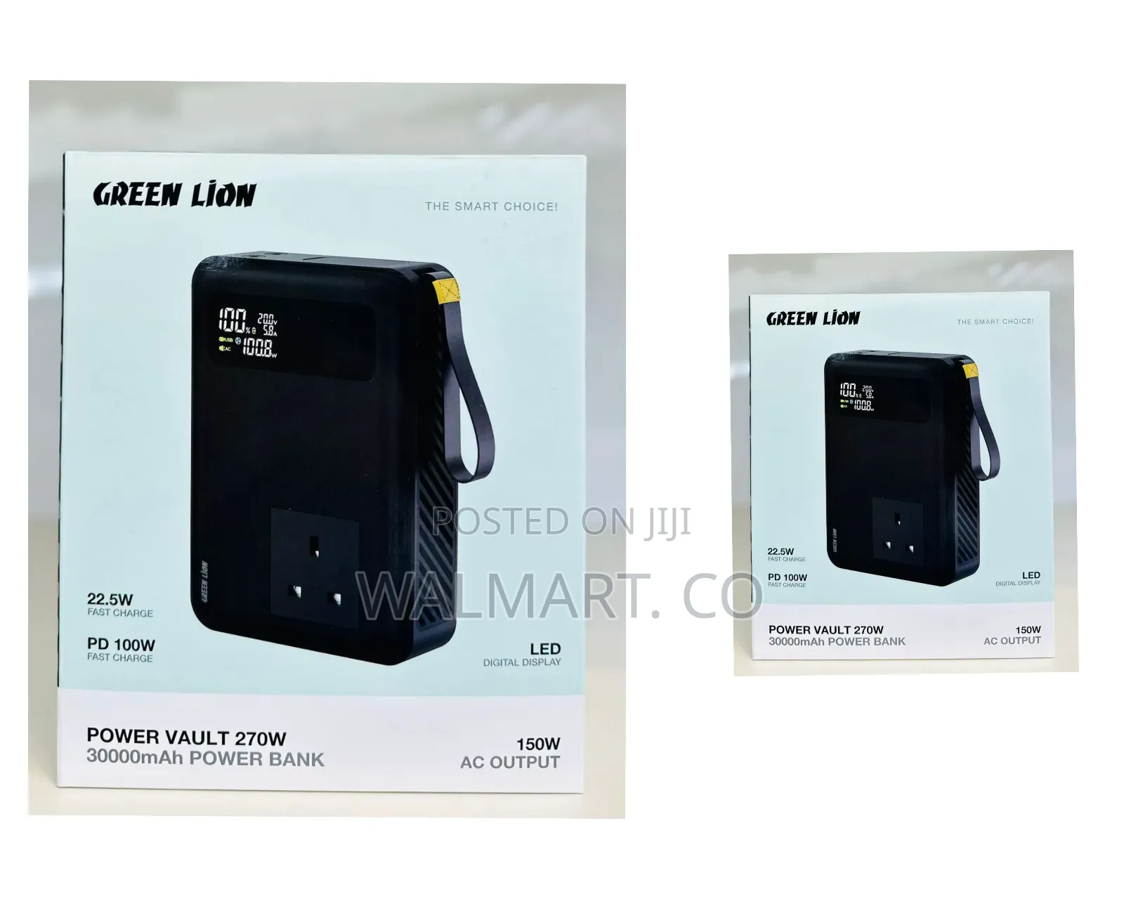 Green Lion Power Bank 30000mah With Led Digital Display