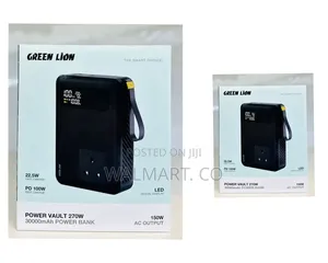 Green Lion Power Bank 30000mah With Led Digital Display
