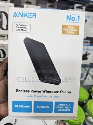 Anker Power Bank (20,000mah 15w Type-C Output)