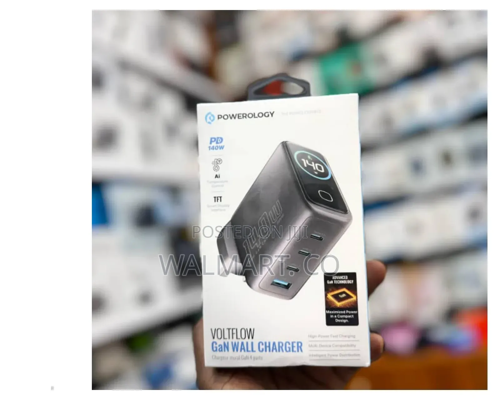 Powerology Voltflow Gan Wall Charger
