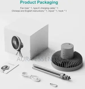 Multifunctional Outdoor Camping Fan With Led Lighting