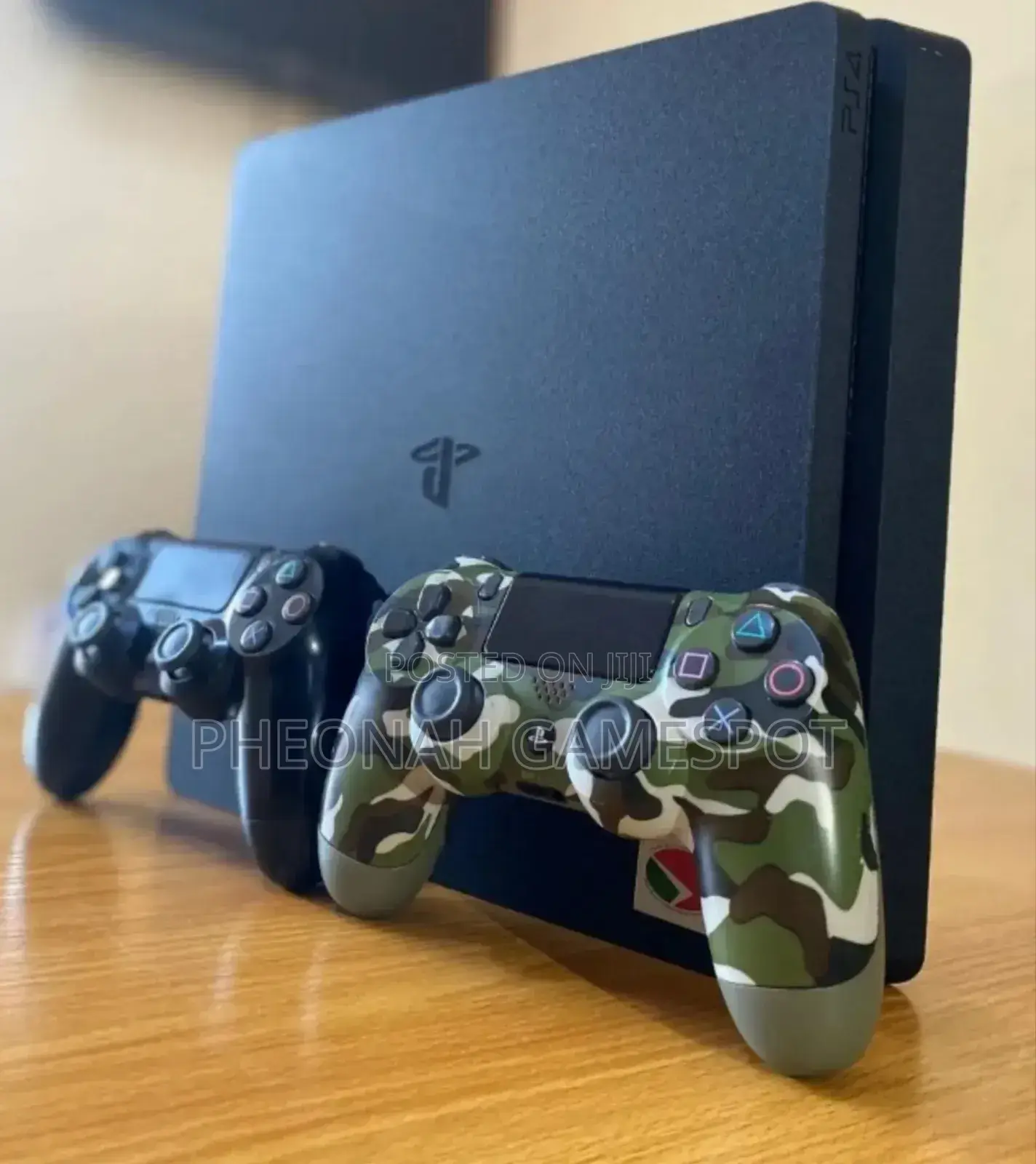 Playstation 4 Ps4 Slim With 10 Games And 2 Dualshock Controllers! Sale